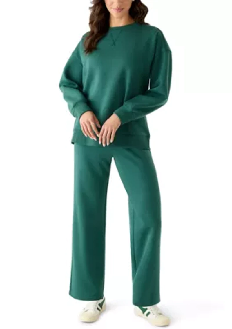 Women's Crew Neck Drop Shoulder Sweatshirt