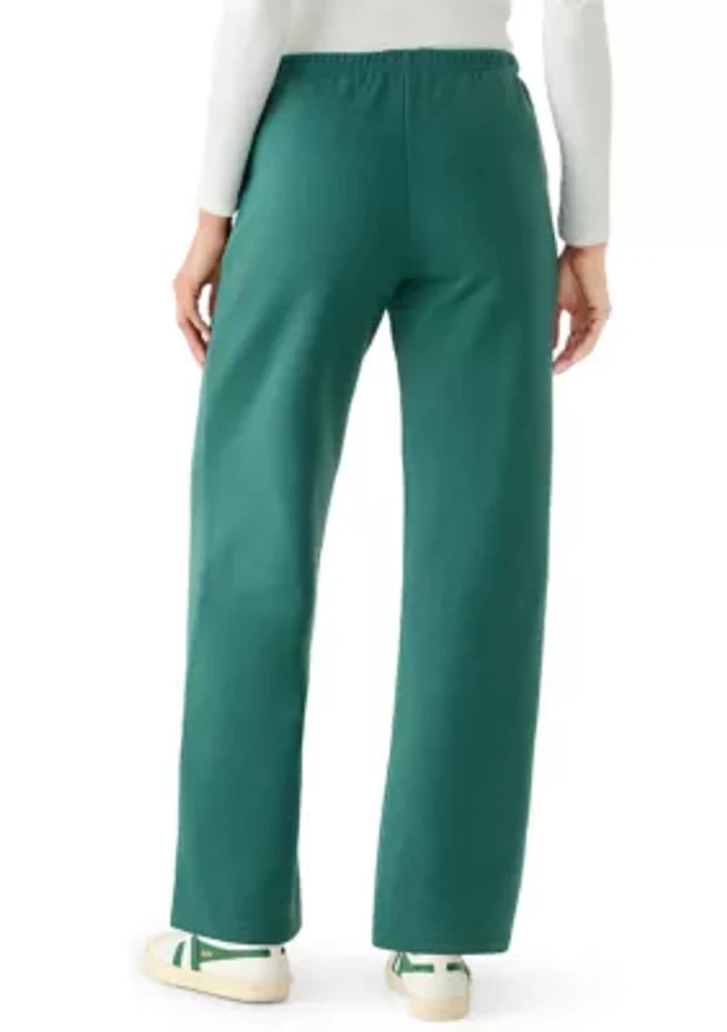 Women's Wide Leg Drawstring Waist Pull On Pants