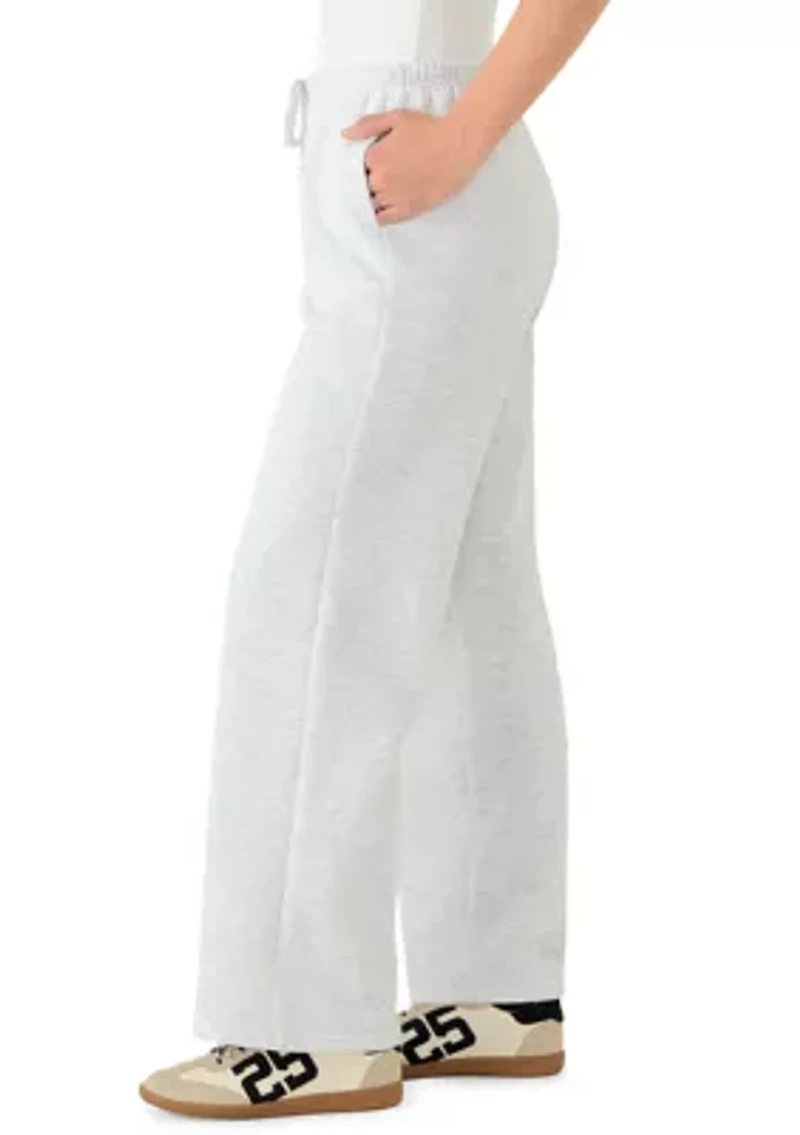 Women's Wide Leg Drawstring Waist Pull On Pants