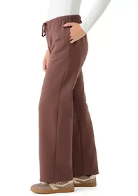 Women's Wide Leg Drawstring Waist Pull On Pants