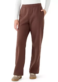 Women's Foldover Waistband Wide Leg Pants