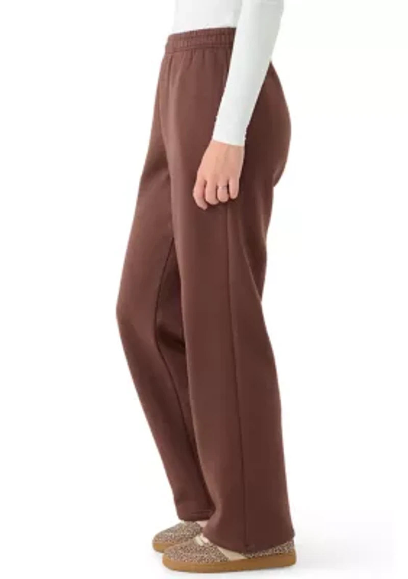 Women's Foldover Waistband Wide Leg Pants