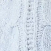 Women's Long Sleeve Crew Neck Mix Cable Knit Sweater