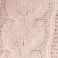 Women's Long Sleeve Crew Neck Mix Cable Knit Sweater