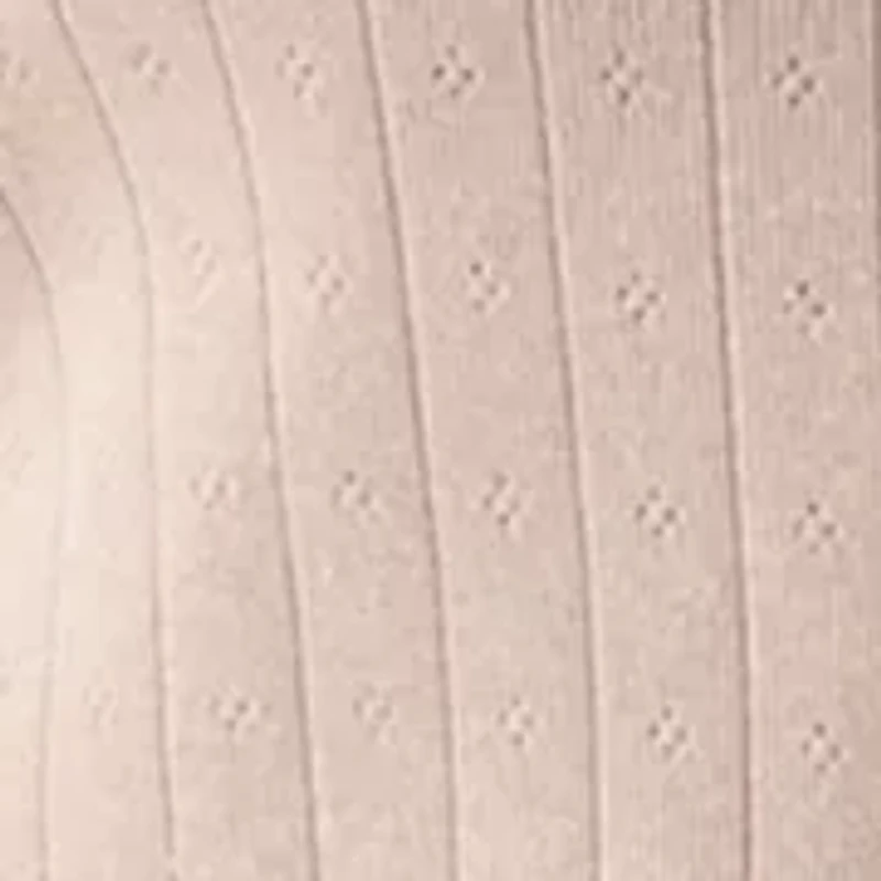 Women's Long Sleeve Button Down Shirt with Pointelle Ribbing