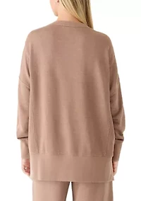 Women's Drop Shoulder Pullover Sweater