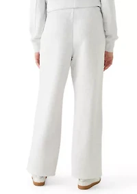 Women's Elastic Waist Straight Leg Pants