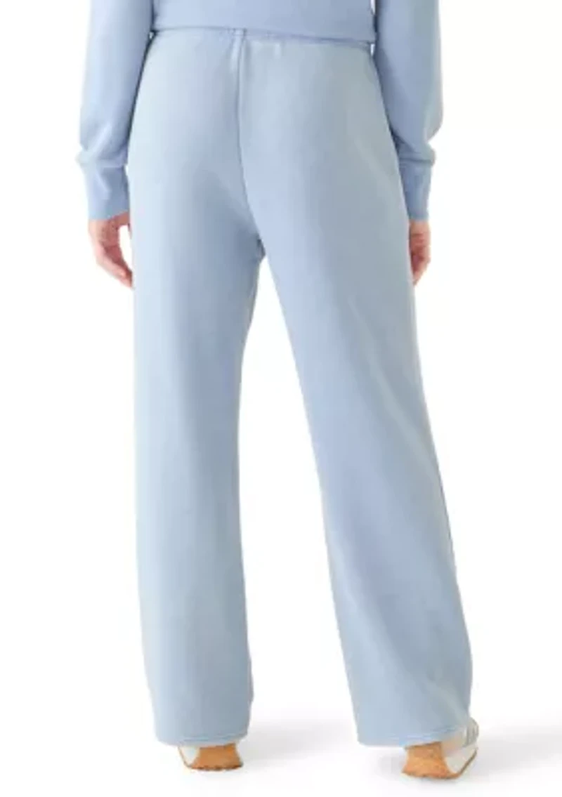 Women's Elastic Waist Straight Leg Pants