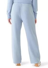 Women's Elastic Waist Straight Leg Pants