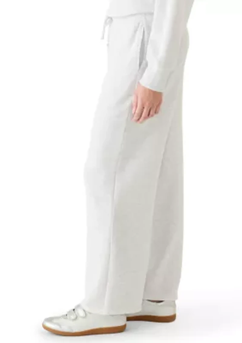 Women's Elastic Waist Straight Leg Pants