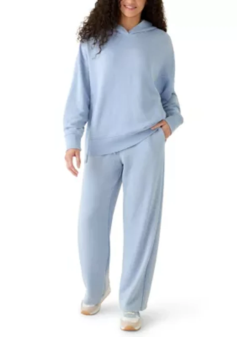 Women's Elastic Waist Straight Leg Pants