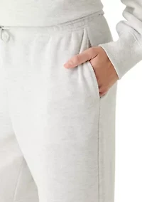 Women's Elastic Waist Straight Leg Pants