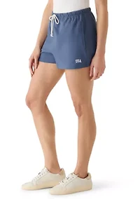 Women's Jersey Drawstring USA Shorts