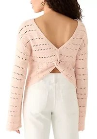 Women's Long Drop Shoulder Sleeve Sweater