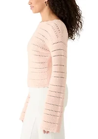 Women's Long Drop Shoulder Sleeve Sweater