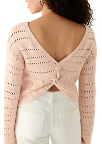 Women's Long Drop Shoulder Sleeve Sweater