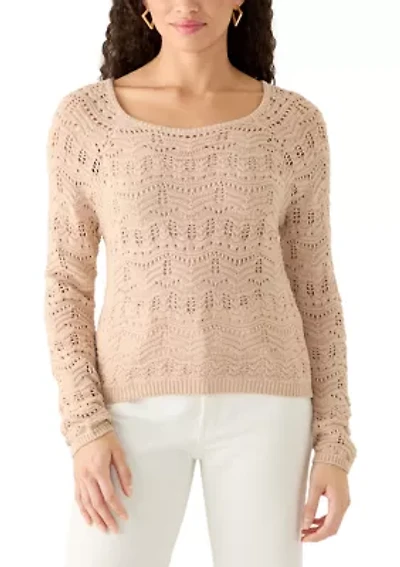 Women's Long Sleeves Tie Back Sweater