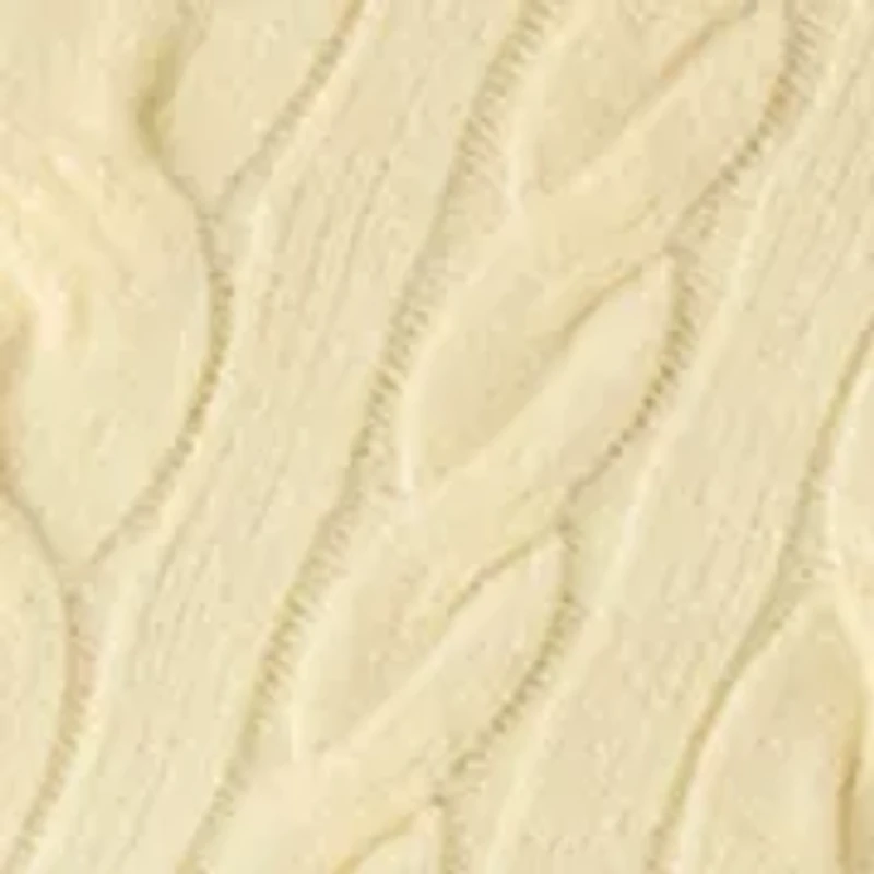 Women's Short Sleeve Crew Neck Cable Knit Cardigan