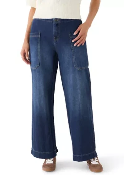 Women's Low Rise Wide Leg Pants