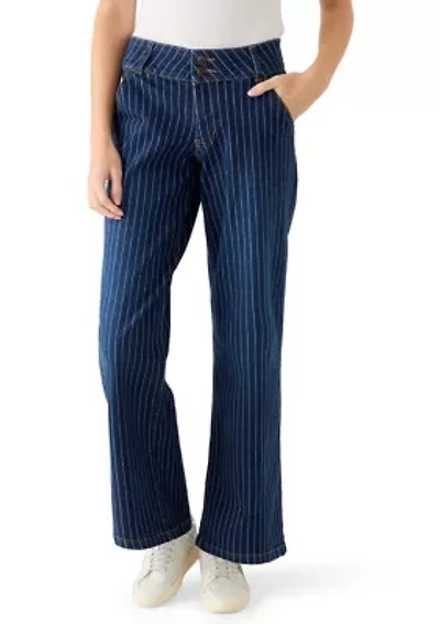 Women's Slouchy Low Rise Wide Leg Jeans