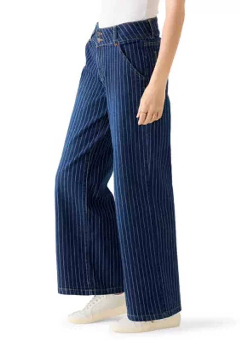 Women's Slouchy Low Rise Wide Leg Jeans