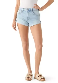 Midrise Roll Cuff Shorts