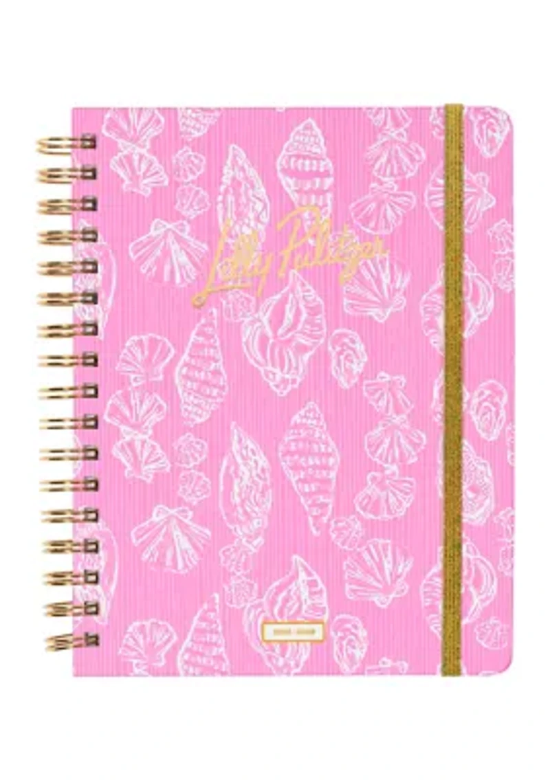 Rousseau Pink Cute as Shell Large 17 Month Agenda
