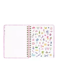 Rousseau Pink Cute as Shell Large 17 Month Agenda