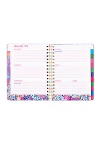 Royal Coral Large 17 Month Agenda