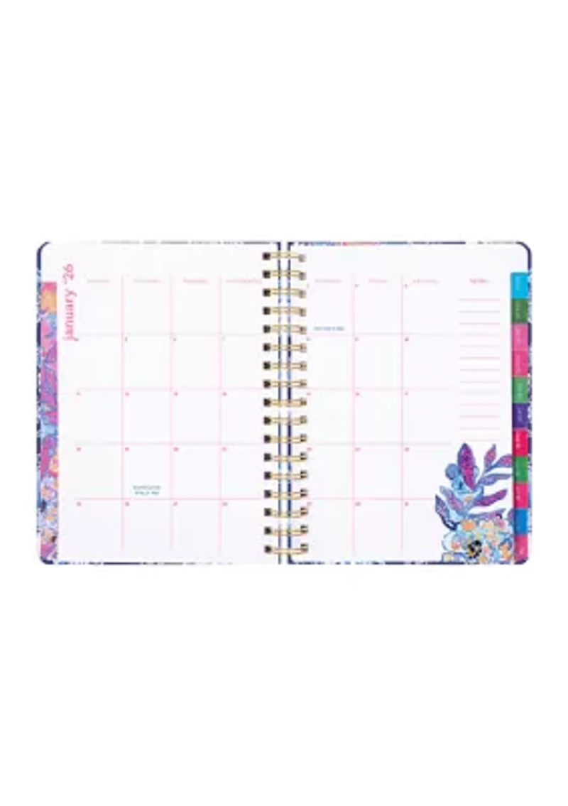 Large 17 Month Agenda, Sapphire Pool Barefoot Beachcomber