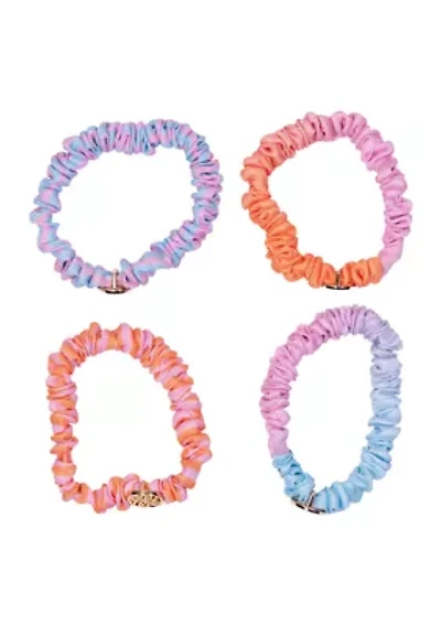Assorted Mini Scrunchies - Set of 4