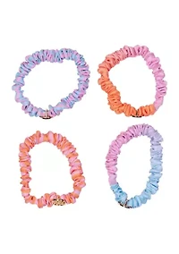 Assorted Mini Scrunchies - Set of 4