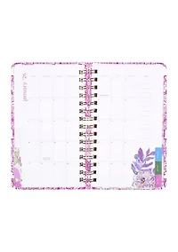Medium 12 Month Agenda, Unforgettable Pink