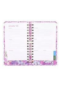 Medium 12 Month Agenda, Unforgettable Pink