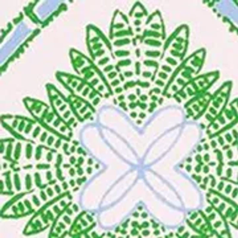 Travel Wallet, Bamboo Logo Trellis