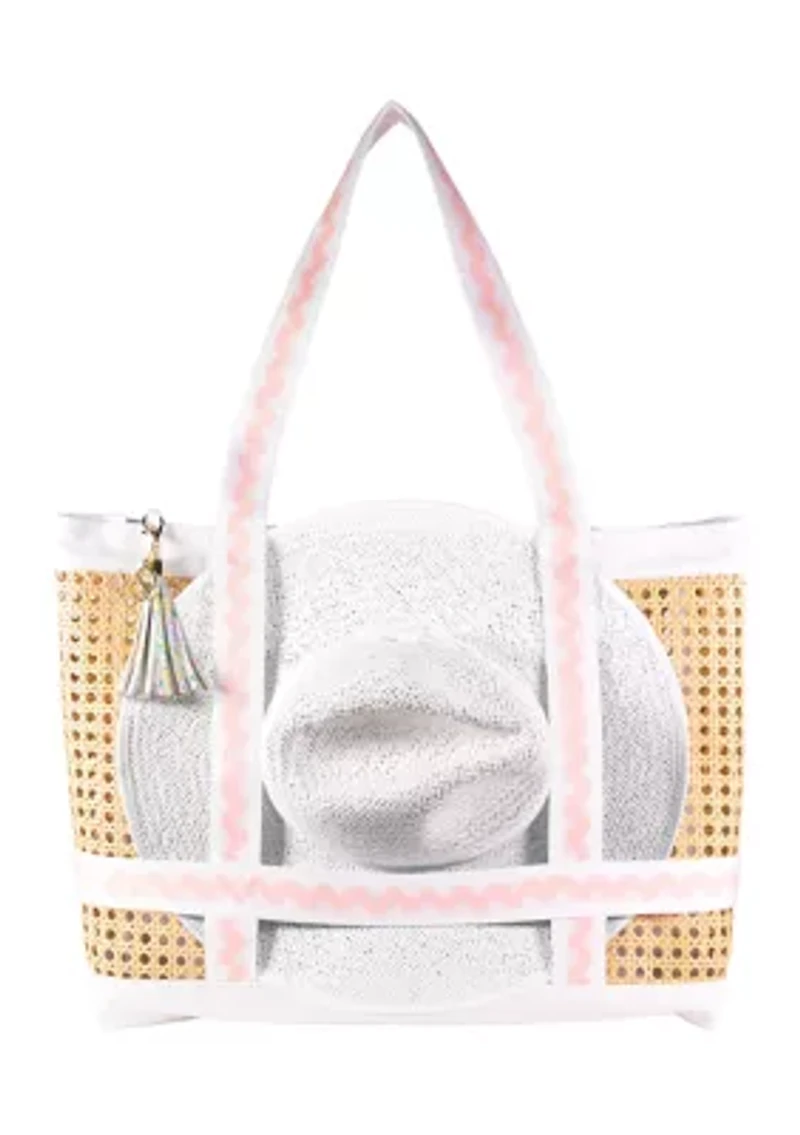 Beach Hat Tote Bag