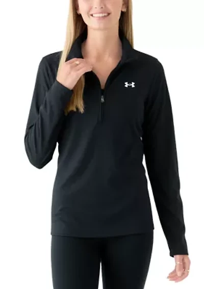Tech Ribbed Knit 1/2 Zip Pullover