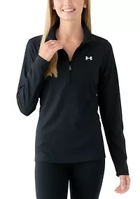Tech Ribbed Knit 1/2 Zip Pullover