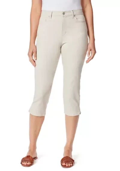 Petite Amanda Capri Pants with Slits
