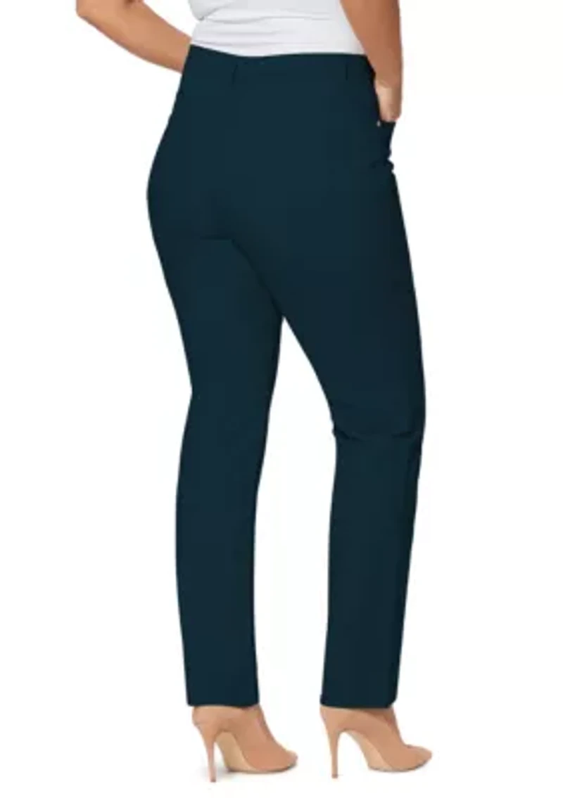 Plus Amanda Straight Leg Pants