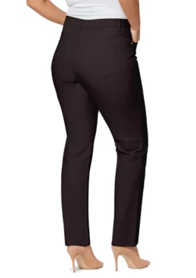 Plus Amanda Straight Leg Pants