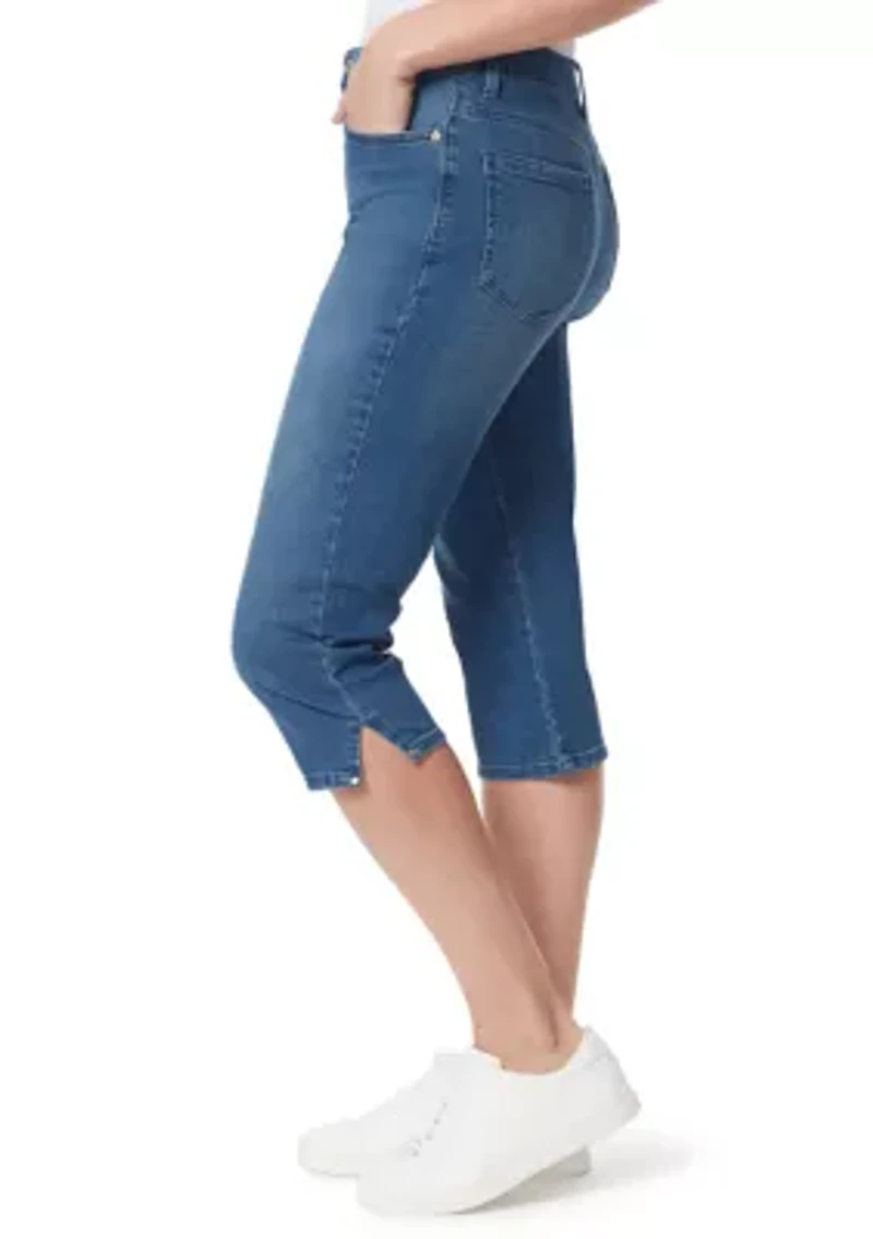 Petite Cropped Denim Capris