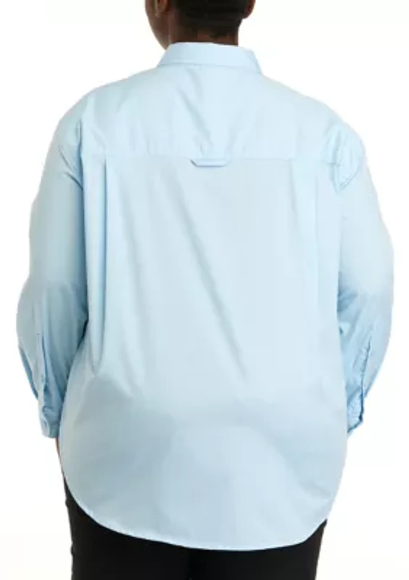 Plus Amanda Woven Shirt