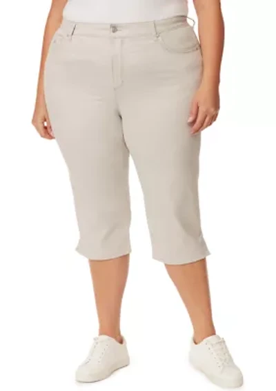 Plus Amanda Color Capri Pants