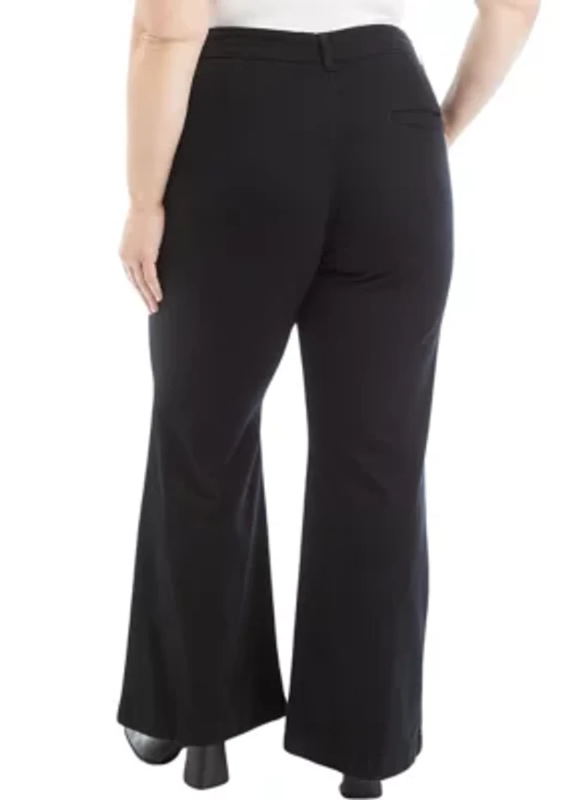 Plus Flared Trousers