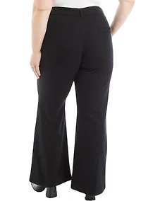 Plus Flared Trousers