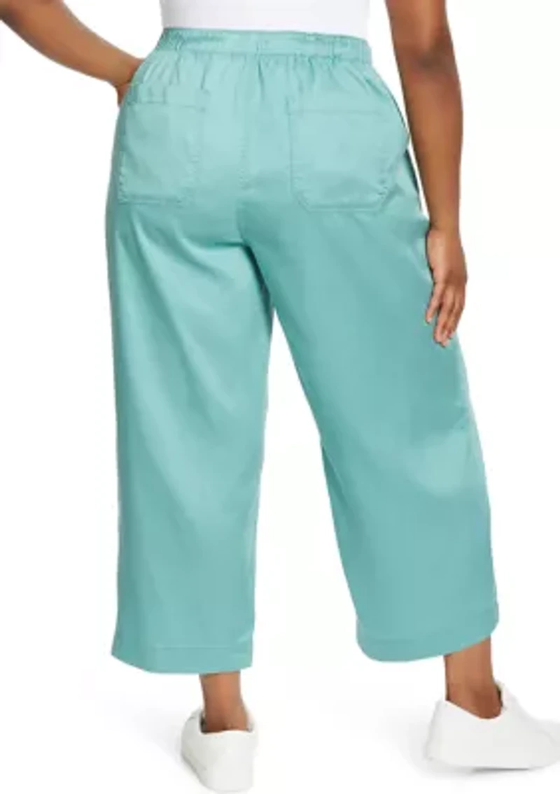 Plus Wide Leg Trouser Pants