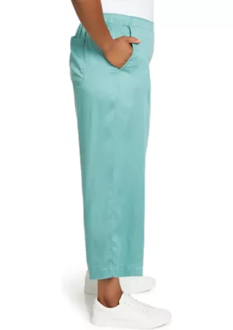 Plus Wide Leg Trouser Pants