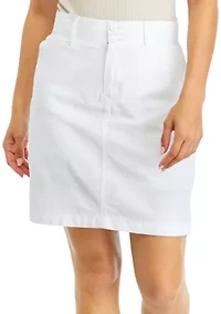 Petite Ribbed Waist Skort