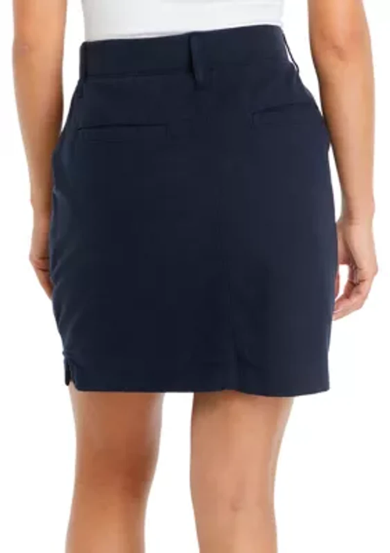Petite Ribbed Waist Skort